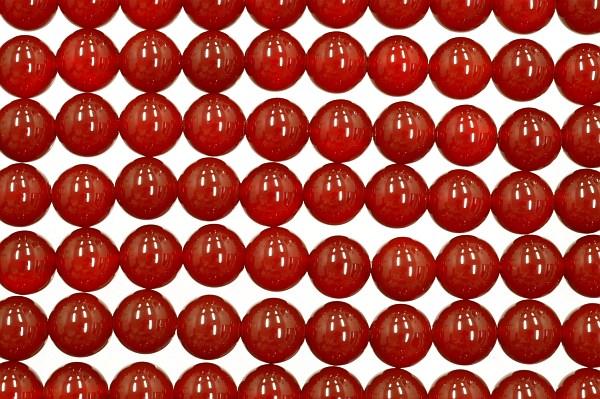 天然石ビーズのカーネリアン(赤メノー)A丸玉(1)10mm