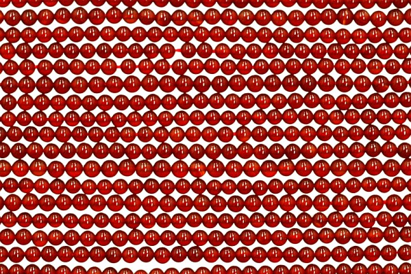 天然石ビーズのカーネリアン(赤メノー)丸玉3mm